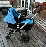 bugaboo pram cot and high chair
