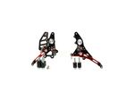 Pilot Rearset Black Red Ducabike For Ducati Hypermotard 1100 2007 > 2009