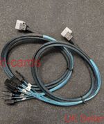 2 x SAS SFF-8643 to 4 SATA Cables (1M) - Unraid TrueNAS Proxmox NAS ZFS