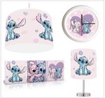 STITCH & ANGEL PASTELS Lampshade , Lamp ,  Art , Wall clock or Bundle Reusable