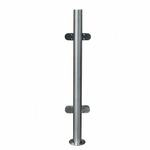 110cm Stainless Steel Glass Railing Post Balustrade Glazing Pole Handrail Stairs