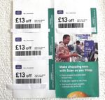 Tesco Clubcard Money off Coupons worth £52 with £90 or more spends instore only