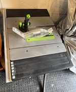 Evolution Corded Electric Table Saw with Stand, Blade Guard & Fence, 45°