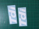 3  TDi Sticker Decal Land Rover Defender Resto Sticker Non OEM