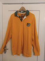 Men's Cotton Traders Australian Rugby Shirt Size L Long Sleeve Embroidered Logo