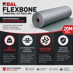 BAL Flexbone Cut Piece 20m Waterproof Uncoupling Membrane Tile Mat Underlay