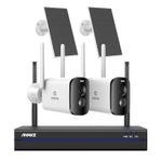 ANNKE 4MP Color Wireless CCTV Security System 2-Way Talk IP Camera WiFi 10CH NVR