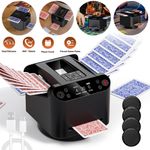 360° Rotating Card Shuffler and Dealer Mixing and Dealing Cards Card Shuffler