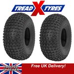 Pair of 22x11.00-8 Knobby ATV Tyre, Quad Trailer Tyre 22 11 8 4ply Heavy Duty  