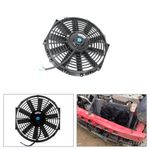 12 Inch Universal Straight Cooling Radiator Fan Car Electric Push Pull Blade Set