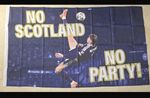 NO SCOTLAND NO PARTY WORLD CUP   2026 FLAG  NEW  5x3 SLEEVED 