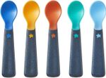 Tommee Tippee Easigrip Self Feeding Weaning Spoons 6m+ Pack of 5
