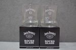 2x Jack Daniel's Old No7 Brand Tumbler Whisky Glass 28cl 280ml New Gift Box M15