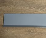 2m Length Light Grey Flexible Sit On Skirting Board, 100mm High