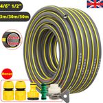 3m~50m Heavy Duty Thickened Anti-kink Garden Hose Flexible Watering Gardening