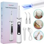 Ultrasonic Tooth Cleaner Dental Plaque Remover for Teeth with 5 Cleaning Modes