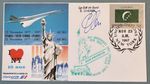 CONCORDE 10 Years Envelope PARIS NEW YORK Signature CHEMEL 1987