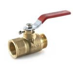 3/4” x 3/4” Domestic Gas Meter Control Valve Brass ECV 