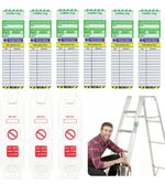 Ladder Inspection Tags Safety 3pk Audit Ladder Health and Safety Compliance Sign