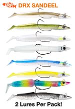 DRX Sandeels | 2 per Packet | 10g 20g 35g 50g Weedless Bass Sea Fishing Lures
