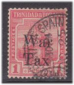 (F36-98) 1917 Trinidad &Tobago 1d red war tax stamp (CW) 