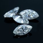 Natural DE Color VVS1 Excellent Cut 2.5x4.5 MM Marquise White Diamond 4 Pcs Lot