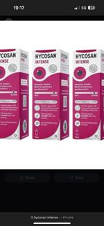 Hycosan Intense Eye Drops 7.5ml, Pack of 3, Preservative-Free for Dry Eye Relief