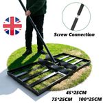 Garden Lawn Levelling Rake Lute Landscaping Rake Top-Dressing Repair Gardening