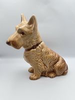 Vintage LARGE Sylvac 1209 Tan Coloured Scottish Terrier Dog Figurine