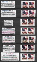 5 DIFFERENT #5159(CF)s--4 SCOTT LISTED #5159(CFs), + Regular #5158, #5159