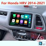4-64GB Wireles Carplay For Honda HRV 2014-2021 Android Car Stereo Radio WIFI GPS