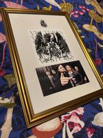 Axewound Signed Framed Cd Display Autograph BFMV Cancer Bats