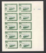 Guernsey-Sark Commodore Shipping 3/-  Europa 1961  sheet - MNH (Rosen SR.27)