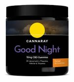Cannaray Good Night CBD Gummies With Valerian & Terpenes
