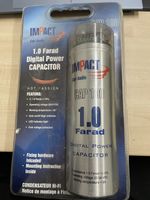 IMPACT CAR AUDIO CAP100 1.0 FARAD DIGITAL POWER CAPACITOR