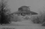 WW2 Picture Photo 2 UFO over the Wood 2783