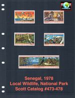 $13.65 Scott Value  - 1978 SENEGAL Wildlife African scarcer issue MNH NH UMM