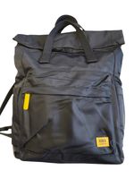 Roka London Black Backpack Soft Nylon Multiple Compartments