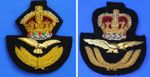 Royal Air Force RAF Officer's Cap Badges - King's & Queen's Crown  *[RAF]