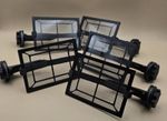 5x Mesh Small Pet Platforms Ledge Set for Rats, Mice, Hamsters 10x7cm