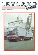LEYLAND TRUCKS 'TRUCK TALK' MAGAZINE : ISSUE No. 1 (SUMMER 1984) *VGC*