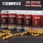 UK 6/7/8/9/10/11/12 Speed Bicycle Chain MTB Road Bike Quick Link fit KMC Shimano