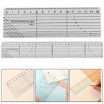 Transparent Sewing Ruler Accurate Measurement and Cutting for Quilting