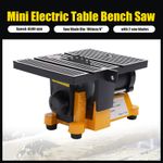 Table Saw 4" Multifunction Bench Saw Lightweight DIY Model Cutting Tool Cut Saw