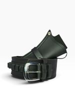 Genuine leather western Gun  hostler belt black cowboy  ammo loop belt for men