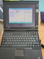 Vintage Fujitsu LifeBook 765Dx Pentium MMX 166MHz and 16MB RAM no HDD inc BAG