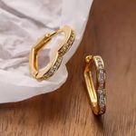 18ct Gold ladies hear hoop earrings - Pair 13.5mm 14mm 16mm and Luxury Gift box