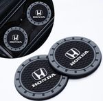 Car/ Vehicle Rubber Cup Holder Mat Insert D-2.75 Inch Sturdy Design X2 Each Pack