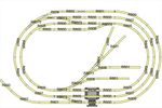 Hornby or Peco 00 Gauge Nickel Silver Layout for R8011 Trakmat - Option 2