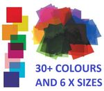 Heat Resistant Colour Transparent Lighting Filter Gel Acetate Sheet Crafts 122cm